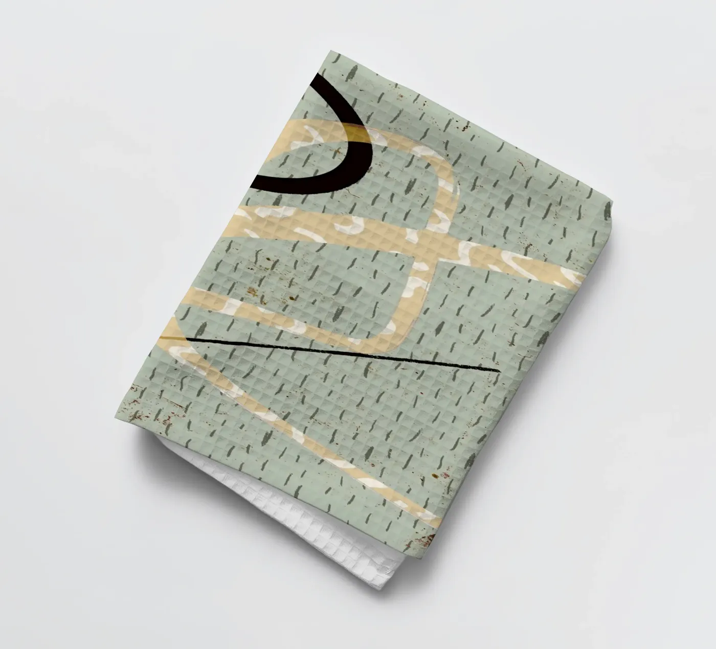Pattern Balance tea towel by treechild