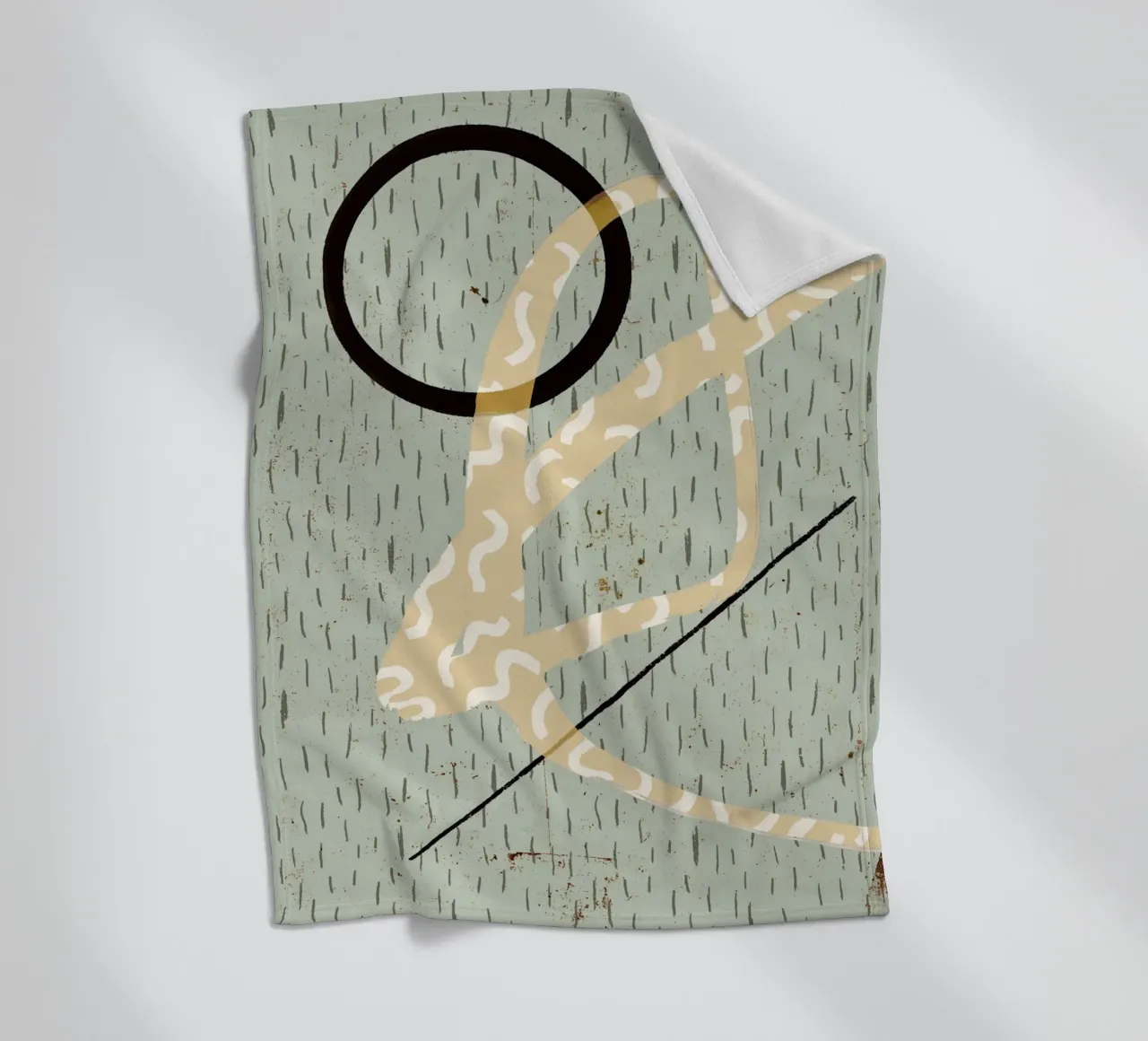 Pattern Balance Fleecedecke von treechild