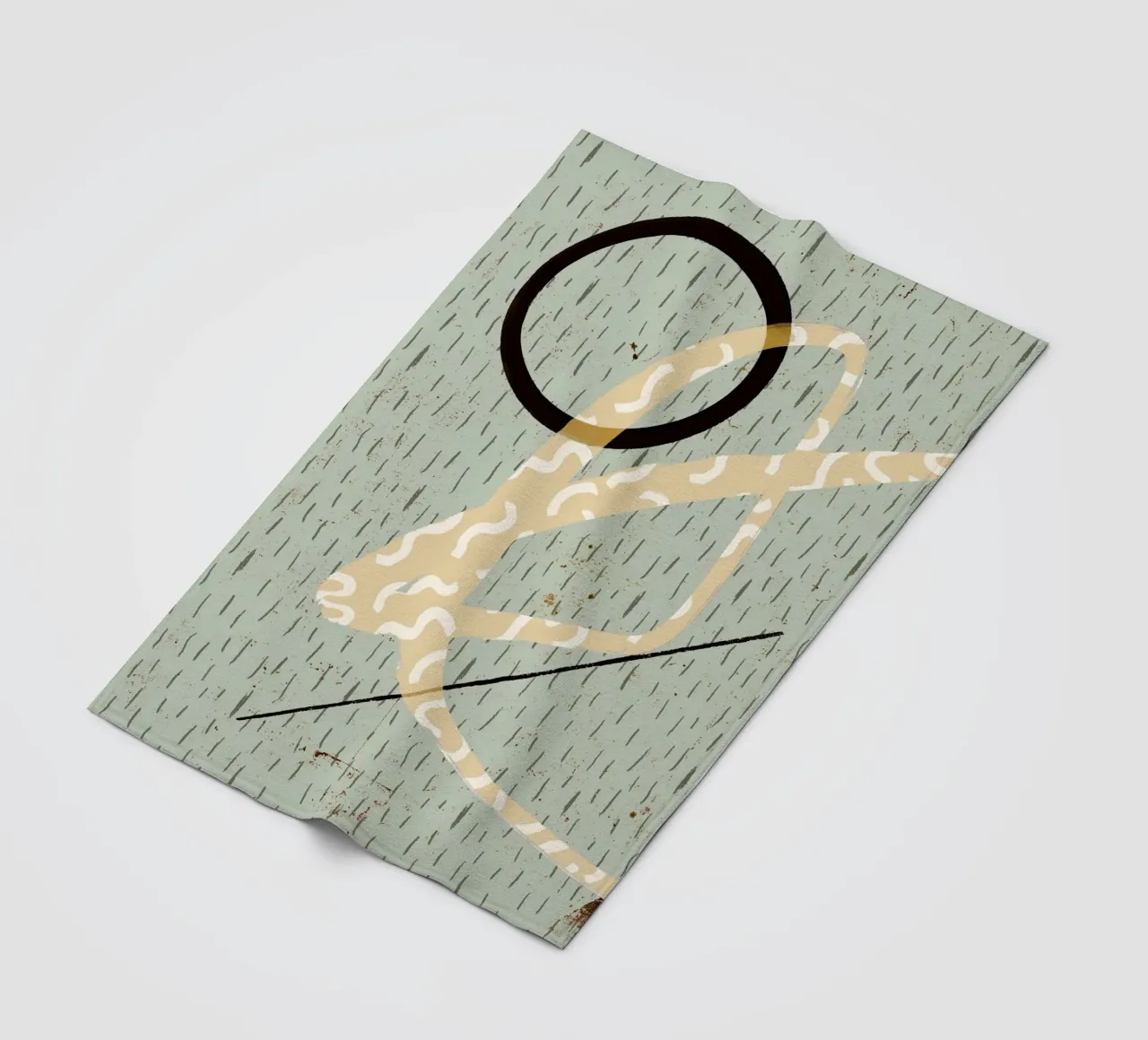 Pattern Balance Fleecedecke von treechild