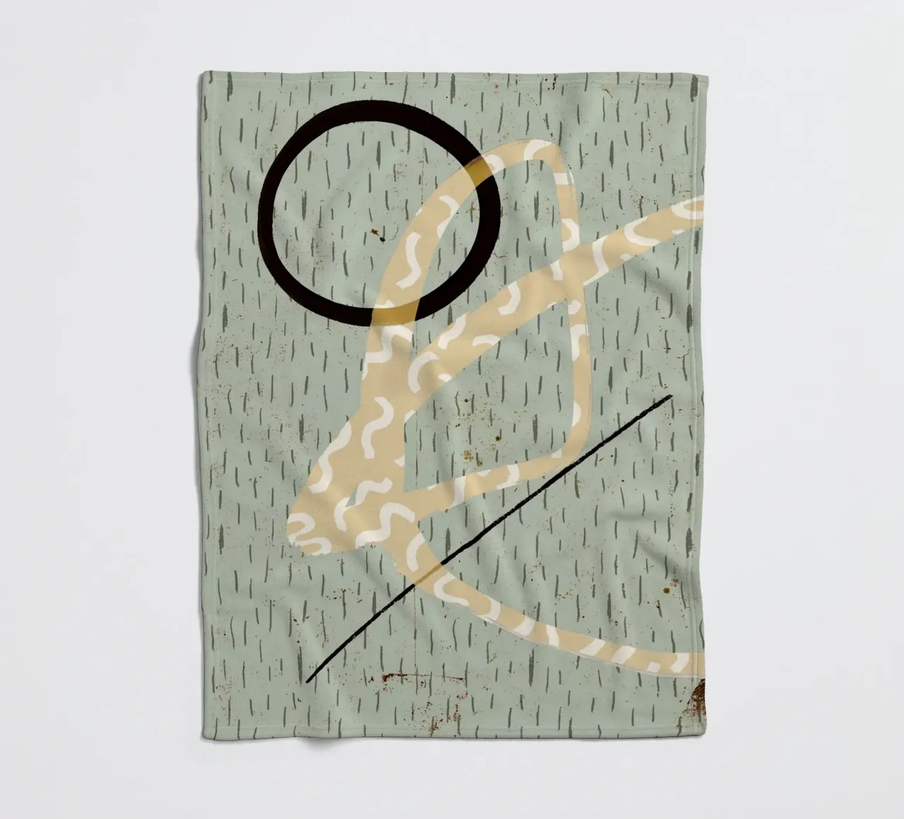 Pattern Balance Fleecedecke von treechild