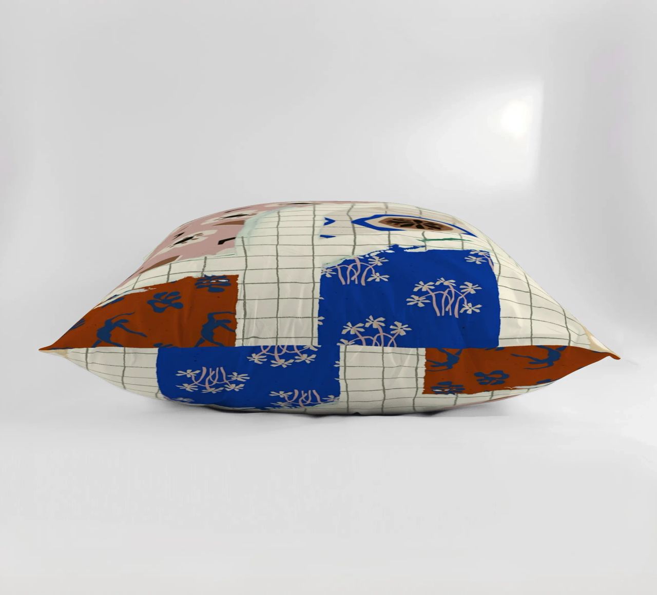 Pattern Play No 01 decorative cushion by treechild
