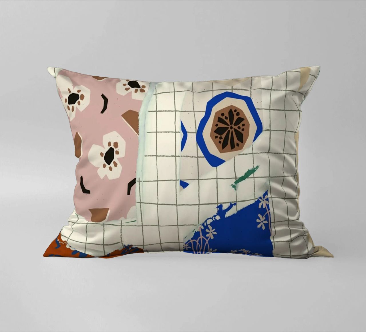 Pattern Play No 01 decorative cushion by treechild