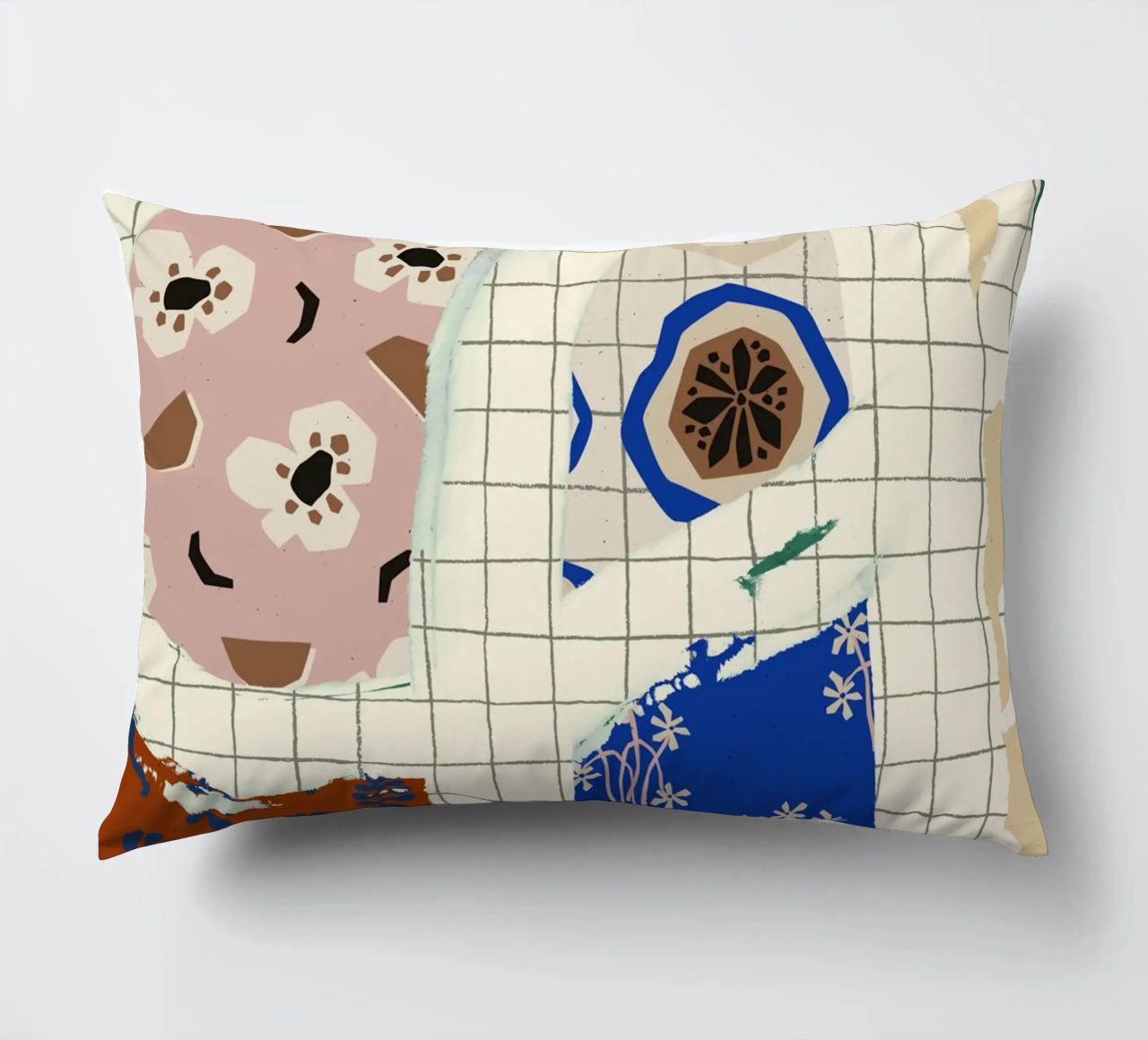 Pattern Play No 01 decorative cushion by treechild