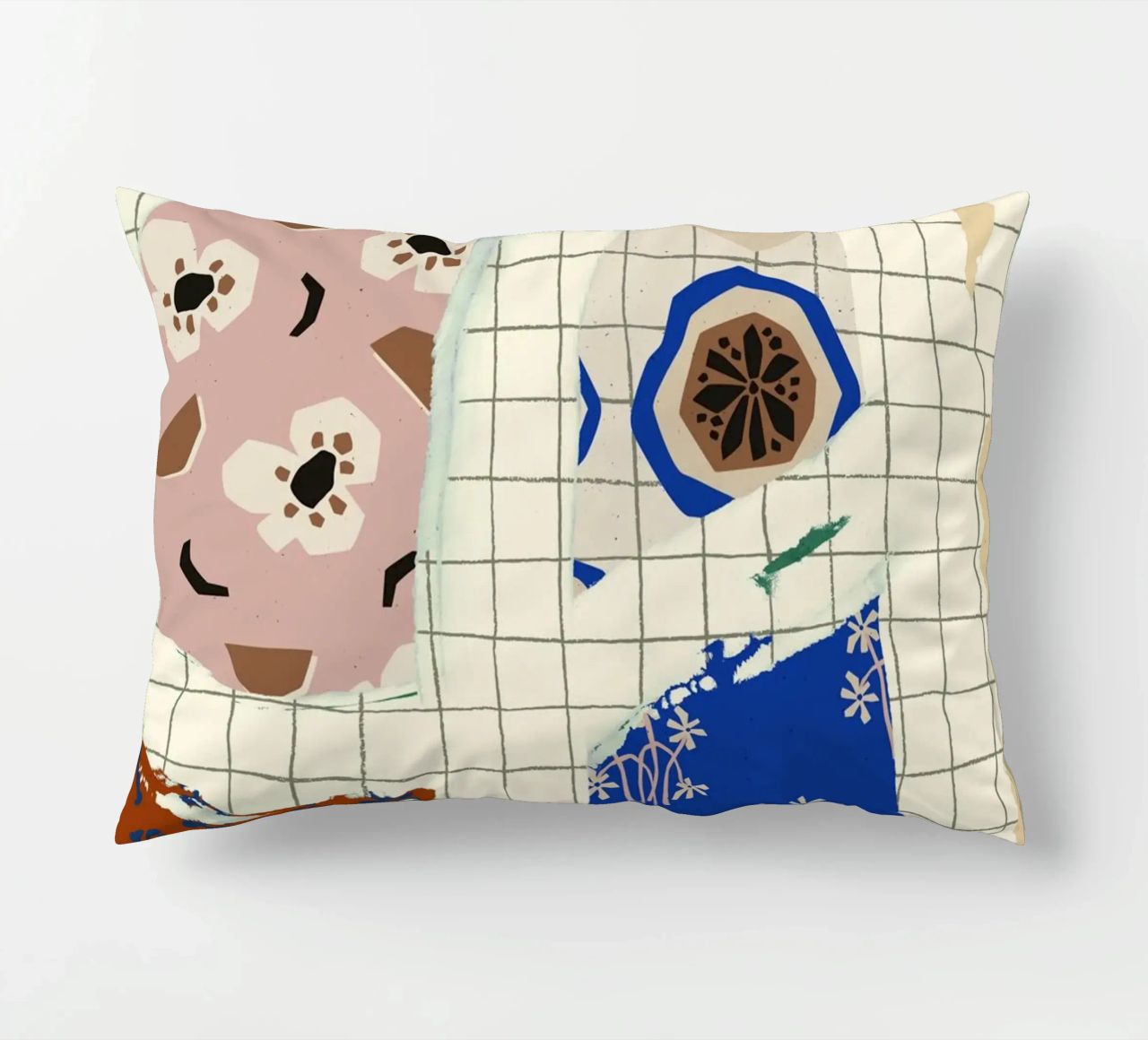 Pattern Play No 01 decorative cushion by treechild