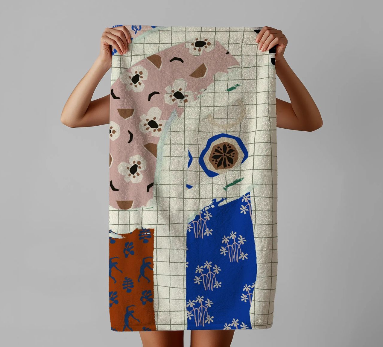 Pattern Play No 01 towel by treechild