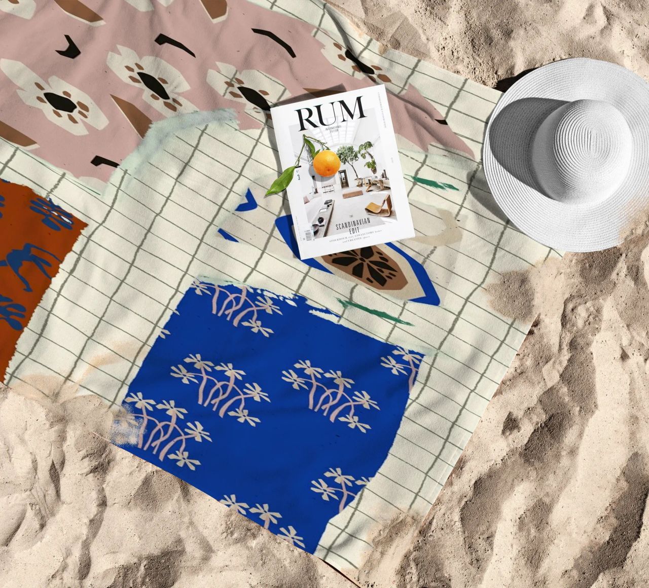 Pattern Play No 01 beach towel by treechild