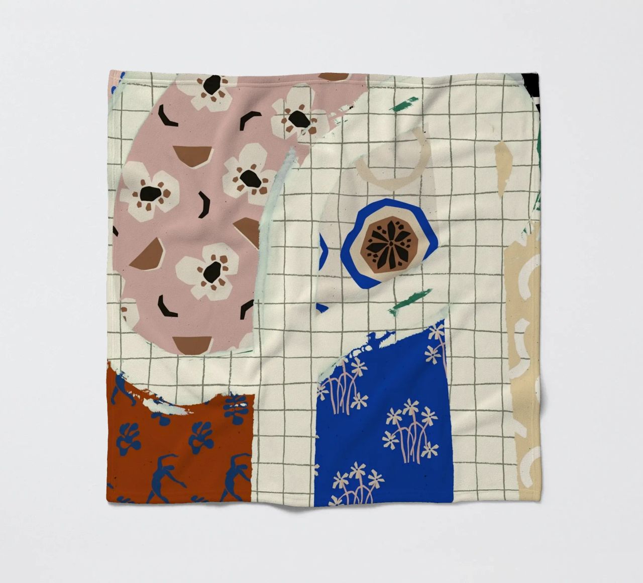 Pattern Play No 01 fleece blanket by treechild