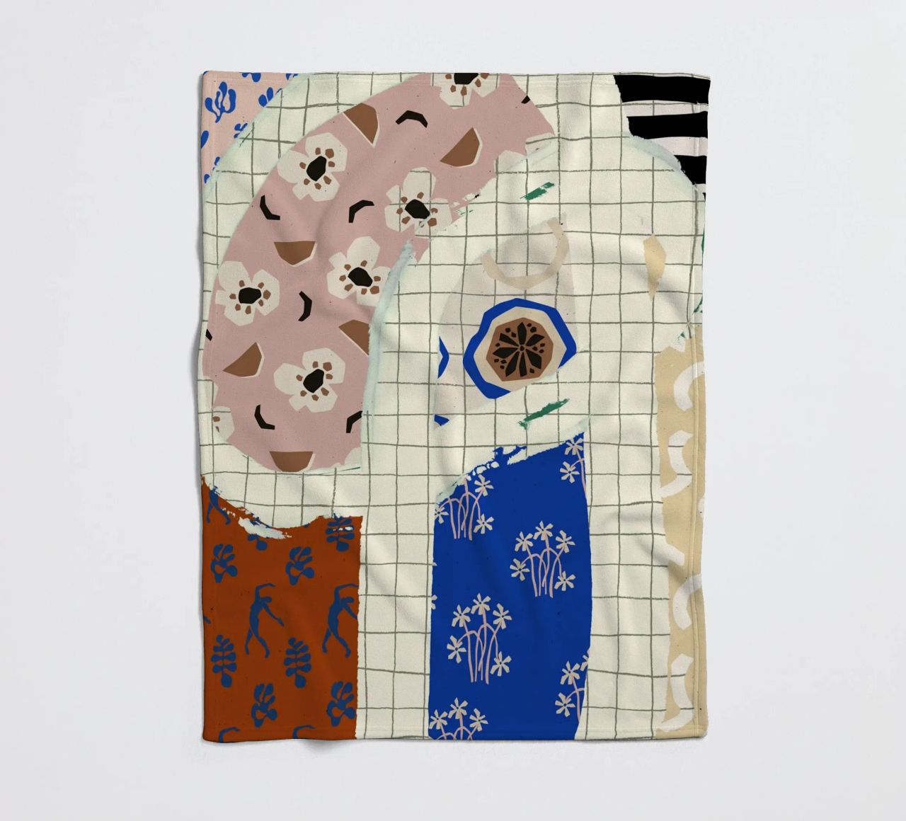 Pattern Play No 01 fleece blanket by treechild