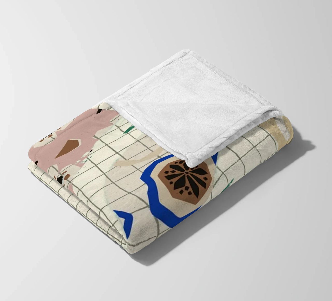 Pattern Play No 01 fleece blanket by treechild