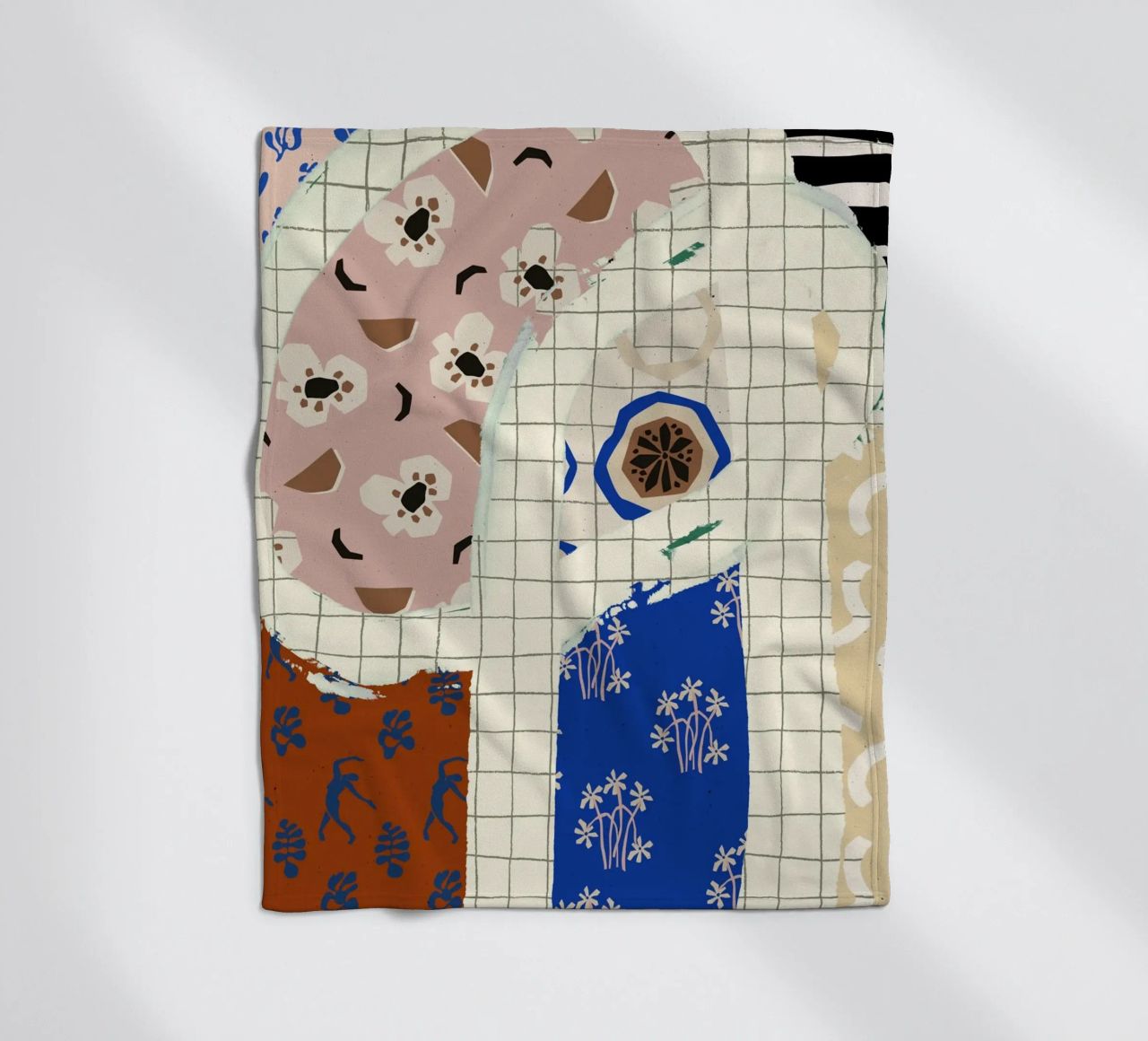 Pattern Play No 01 fleece blanket by treechild