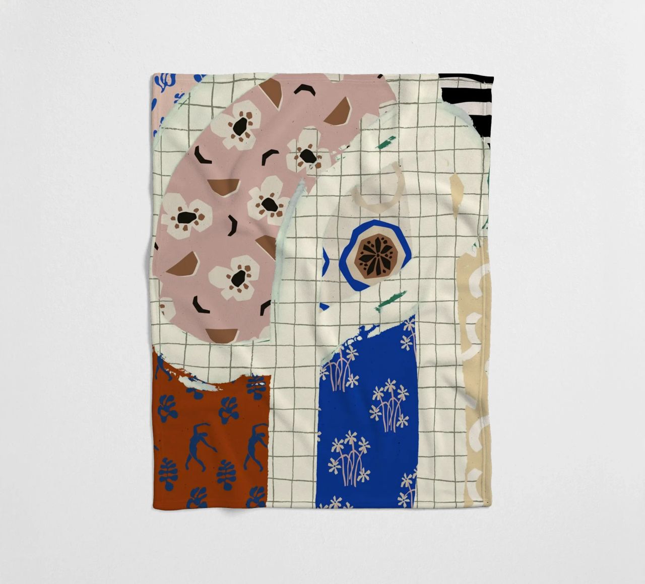 Pattern Play No 01 fleece blanket by treechild