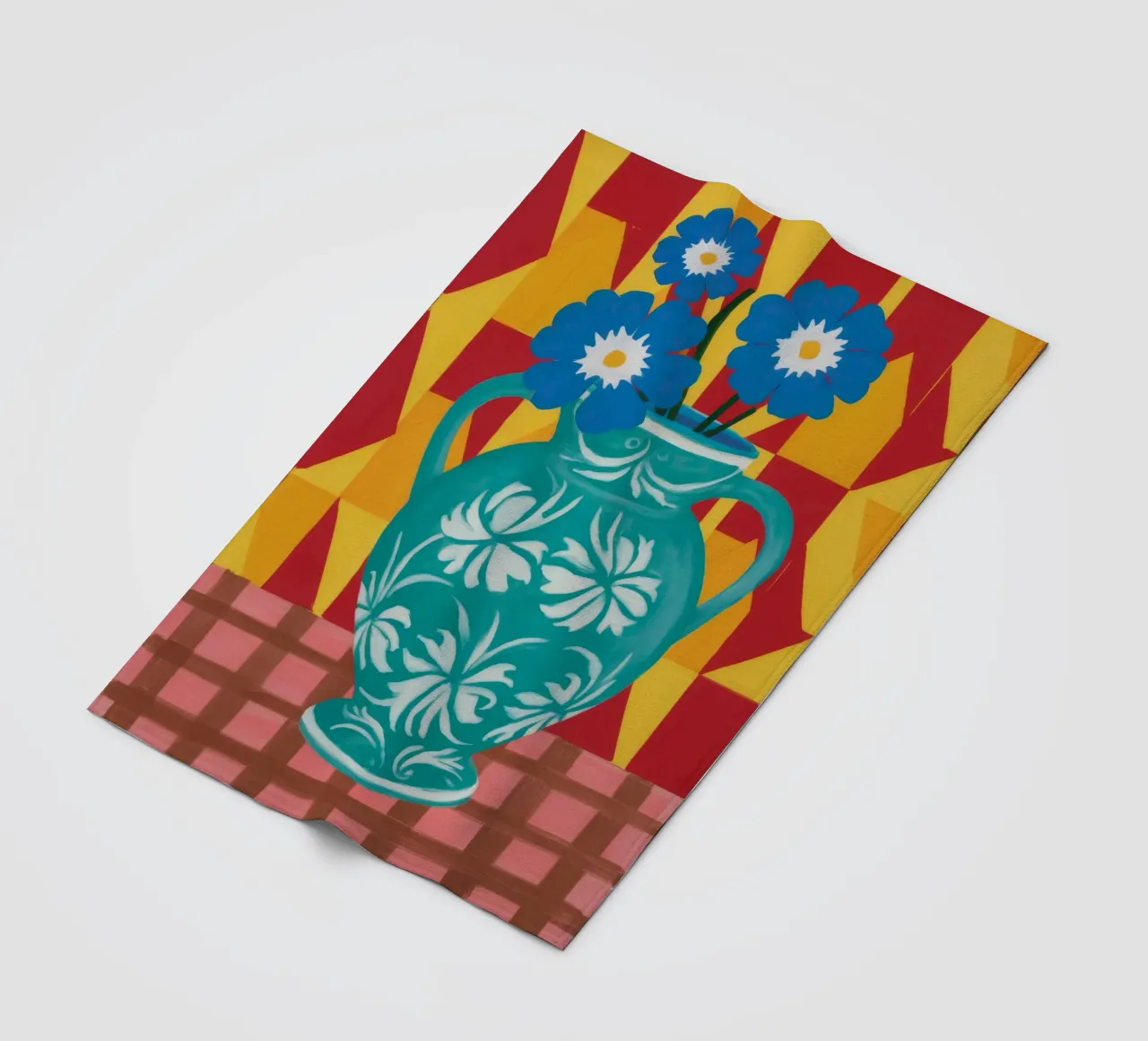 Bouquet Geometric Joy coperta in pile da Terra Tone