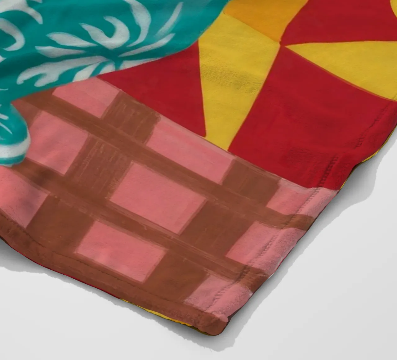 Bouquet Geometric Joy coperta in pile da Terra Tone