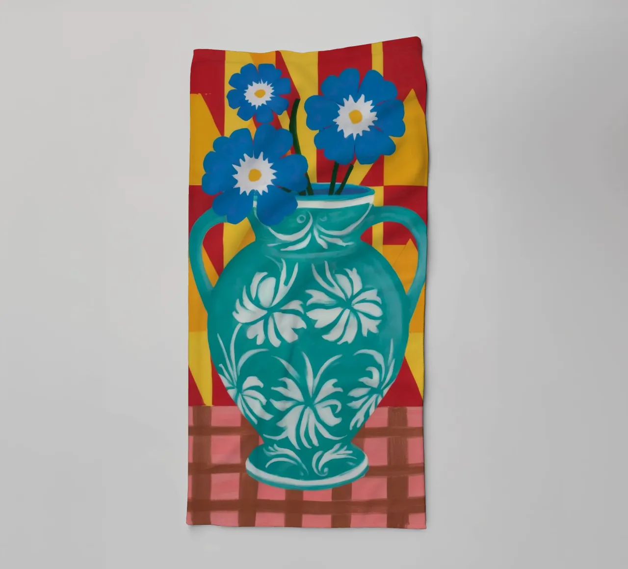 Bouquet Geometric Joy asciugamano da bagno da Terra Tone