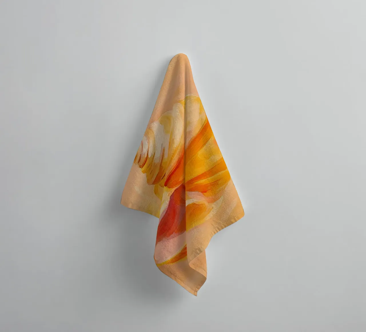 cronch shell abstract drawing ilustration towel by danine