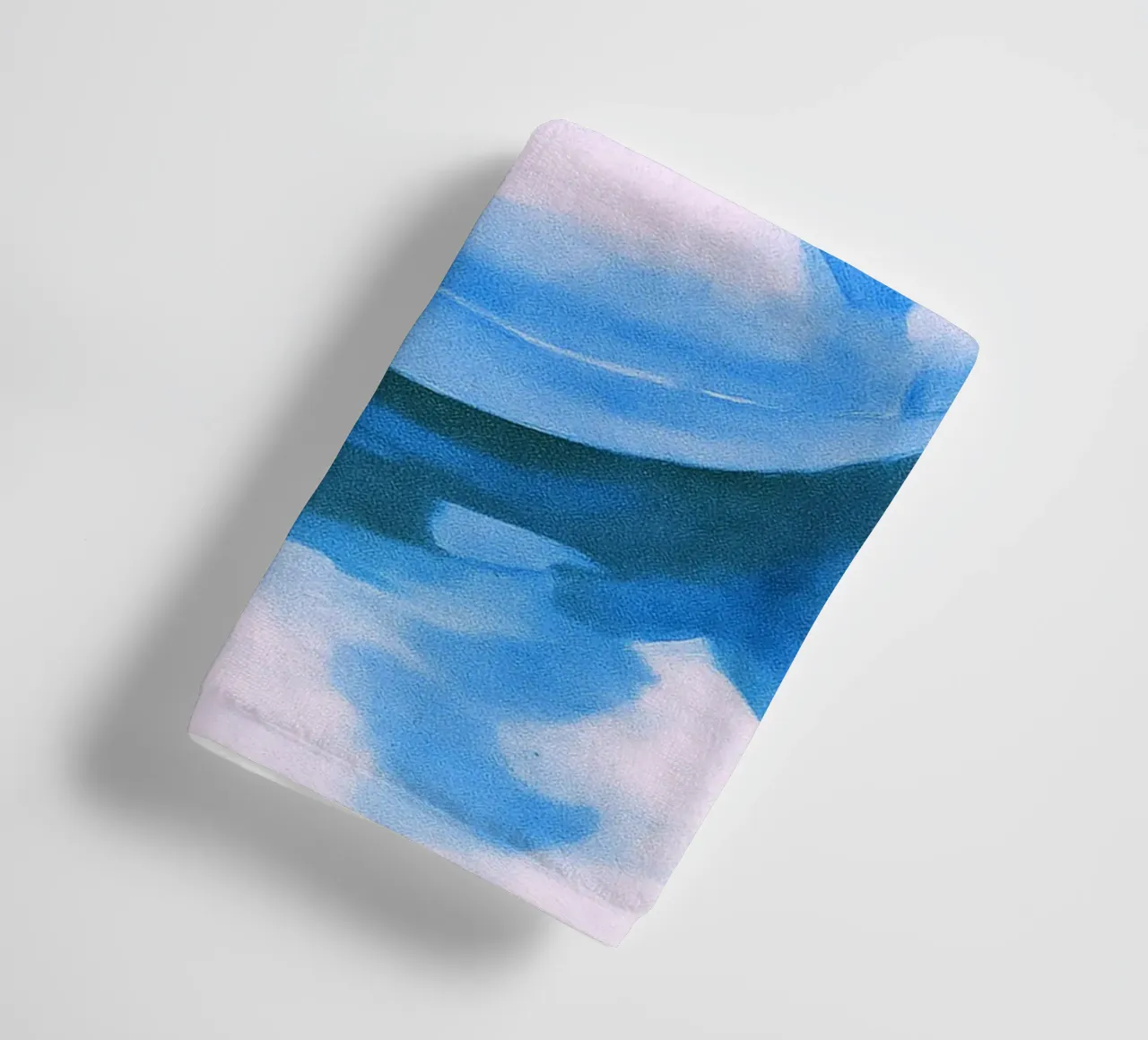 Flamingo Pool Float abstract drawing ilustration towel by danine