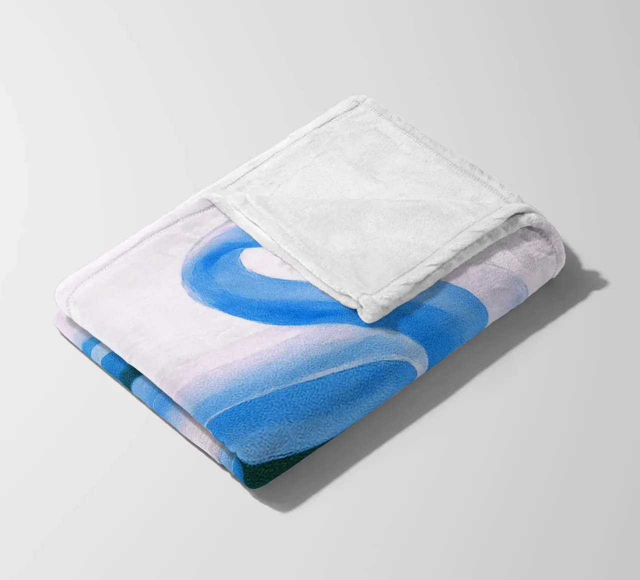 Flamingo Pool Float abstracte tekening ilustratie fleecedeken van danine