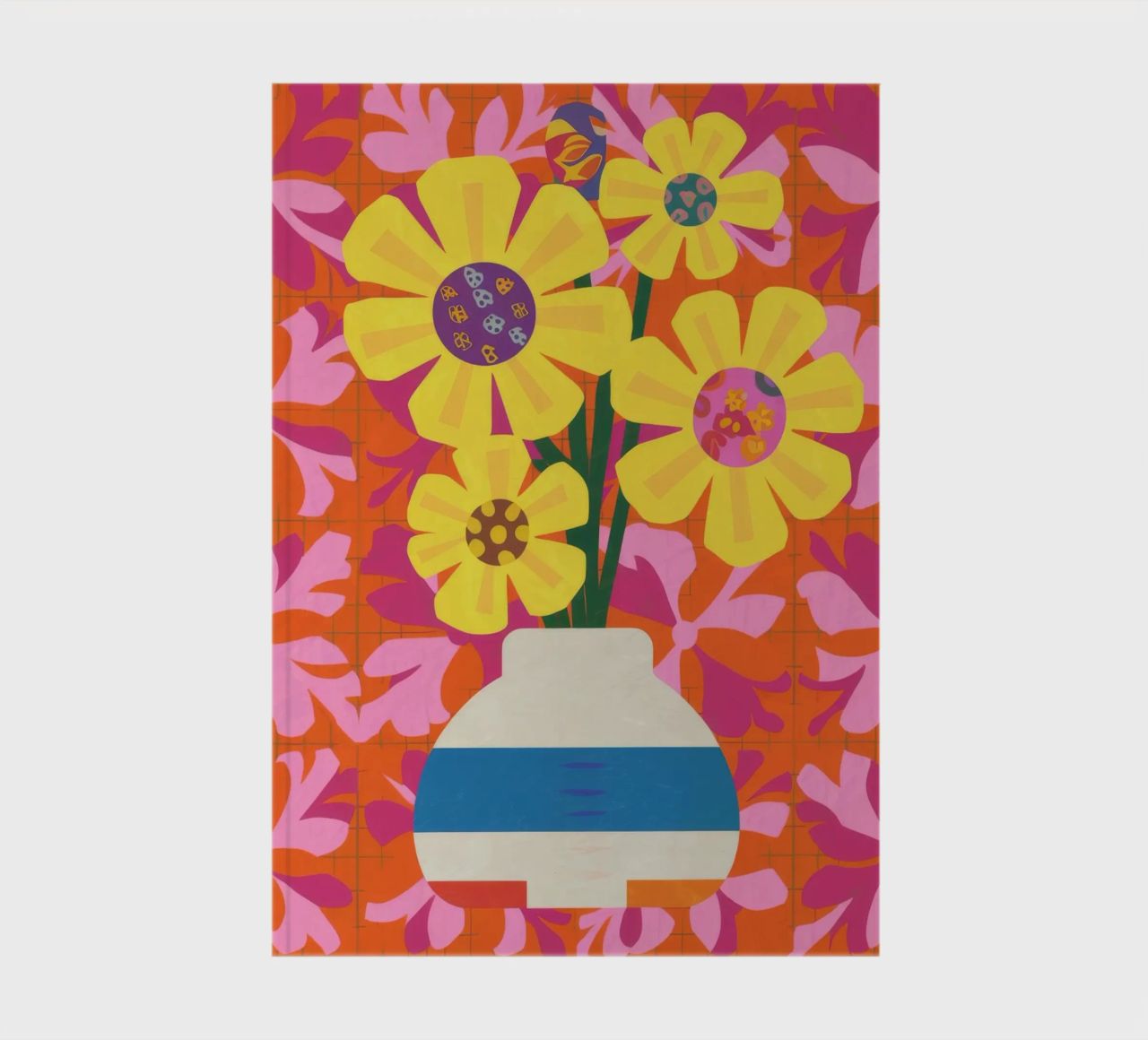 Patchwork floreale cromatico diario da Terra Tone