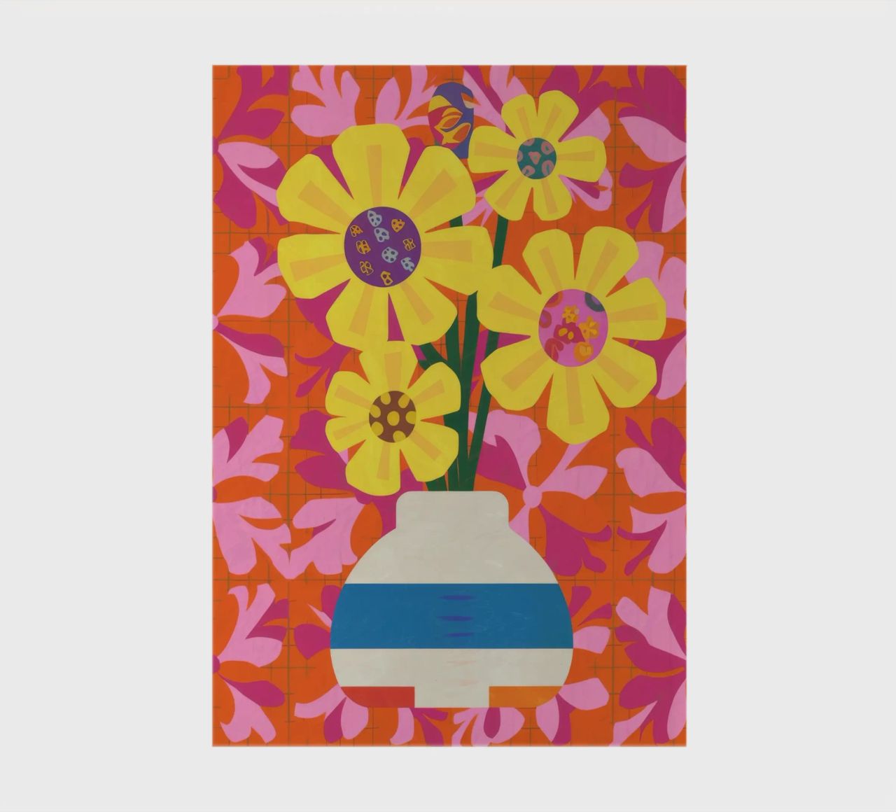Patchwork floreale cromatico diario da Terra Tone