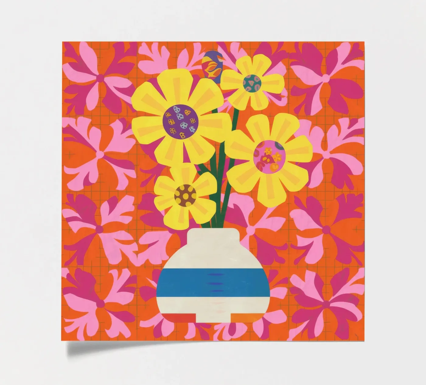 Chromatic Floral Patchwork sticker sheet by Terra Tone