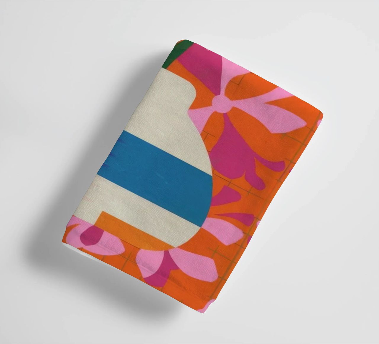 Patchwork floreale cromatico asciugamano da bagno da Terra Tone