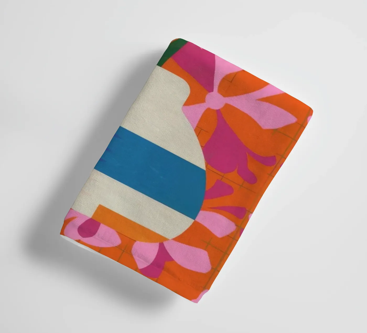 Chromatic Floral Patchwork towel by Terra Tone