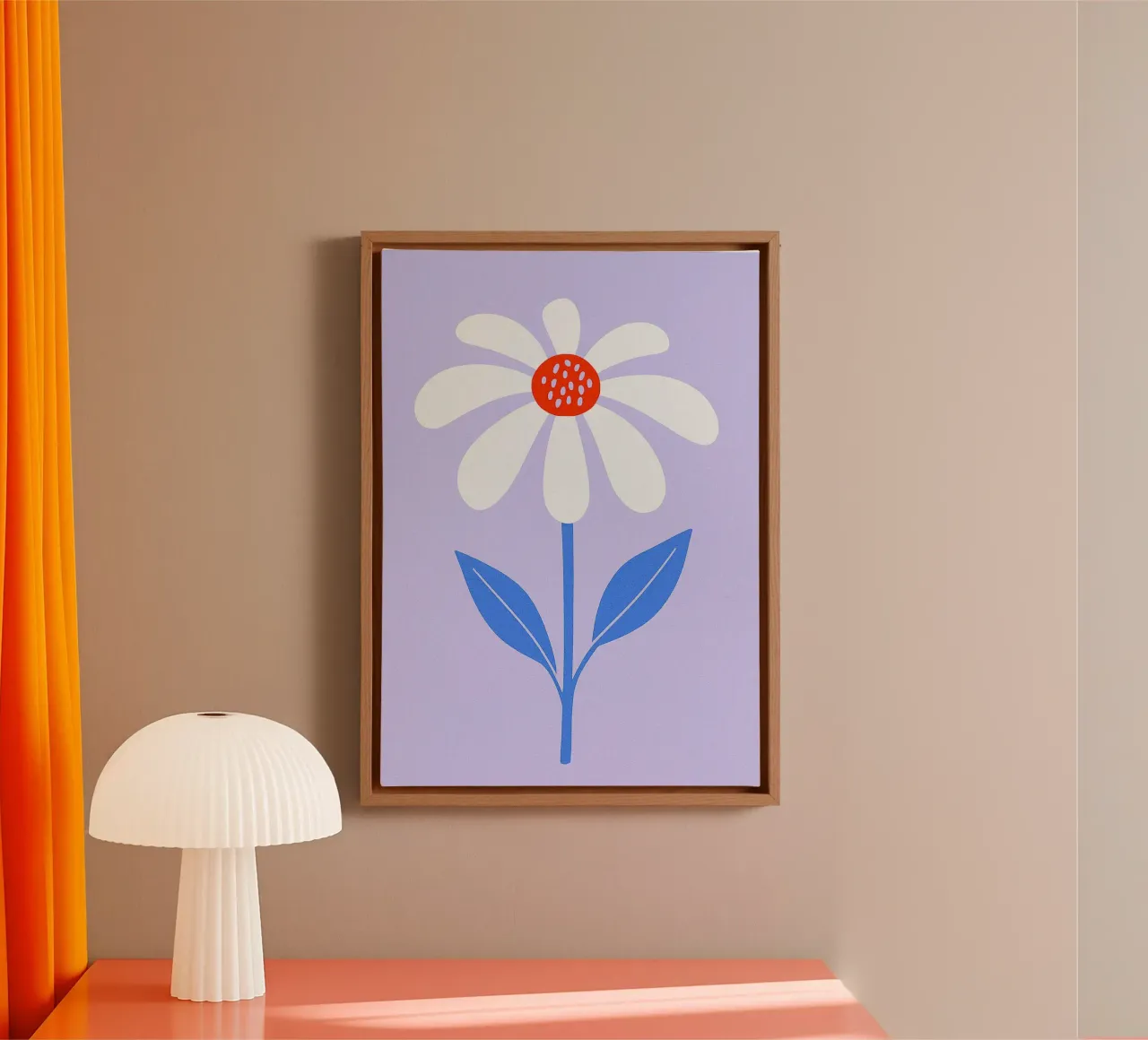 flower abstract drawing ilustration canvas by danine