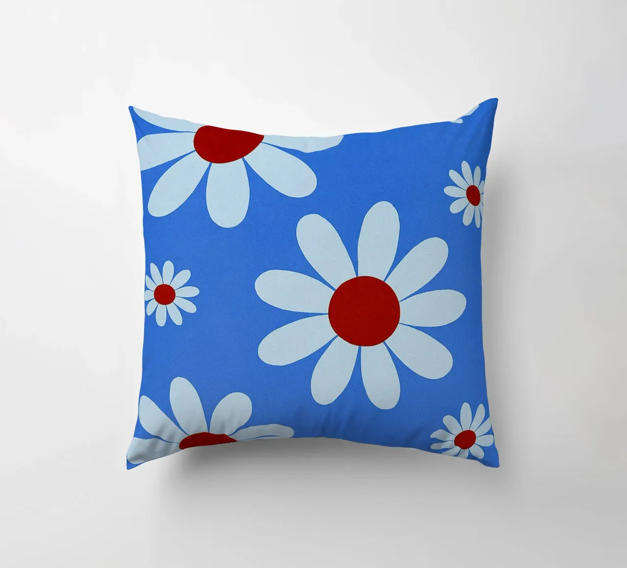 flowers abstract drawing ilustration decorative cushion by danine