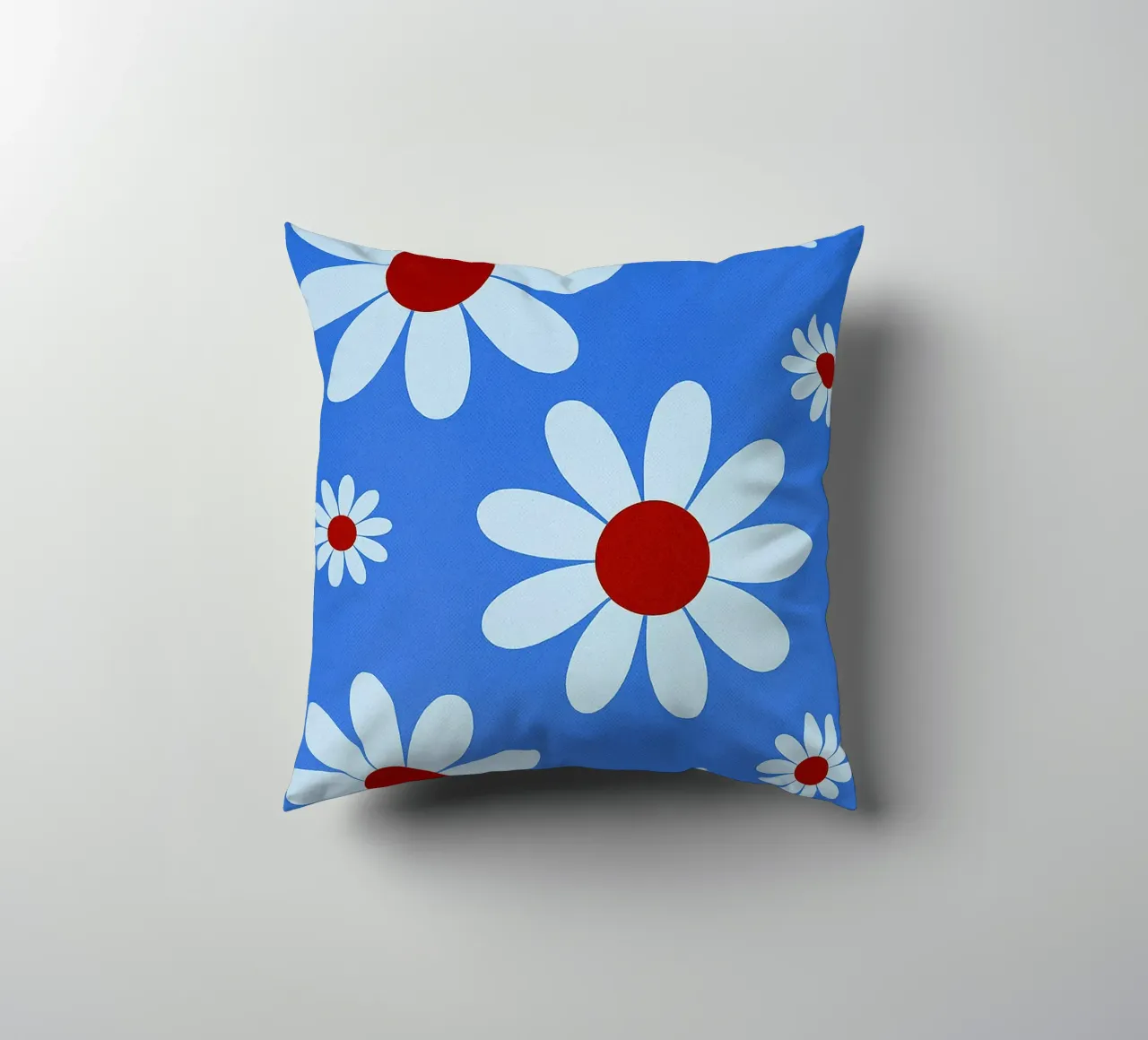 flowers abstract drawing ilustration decorative cushion by danine