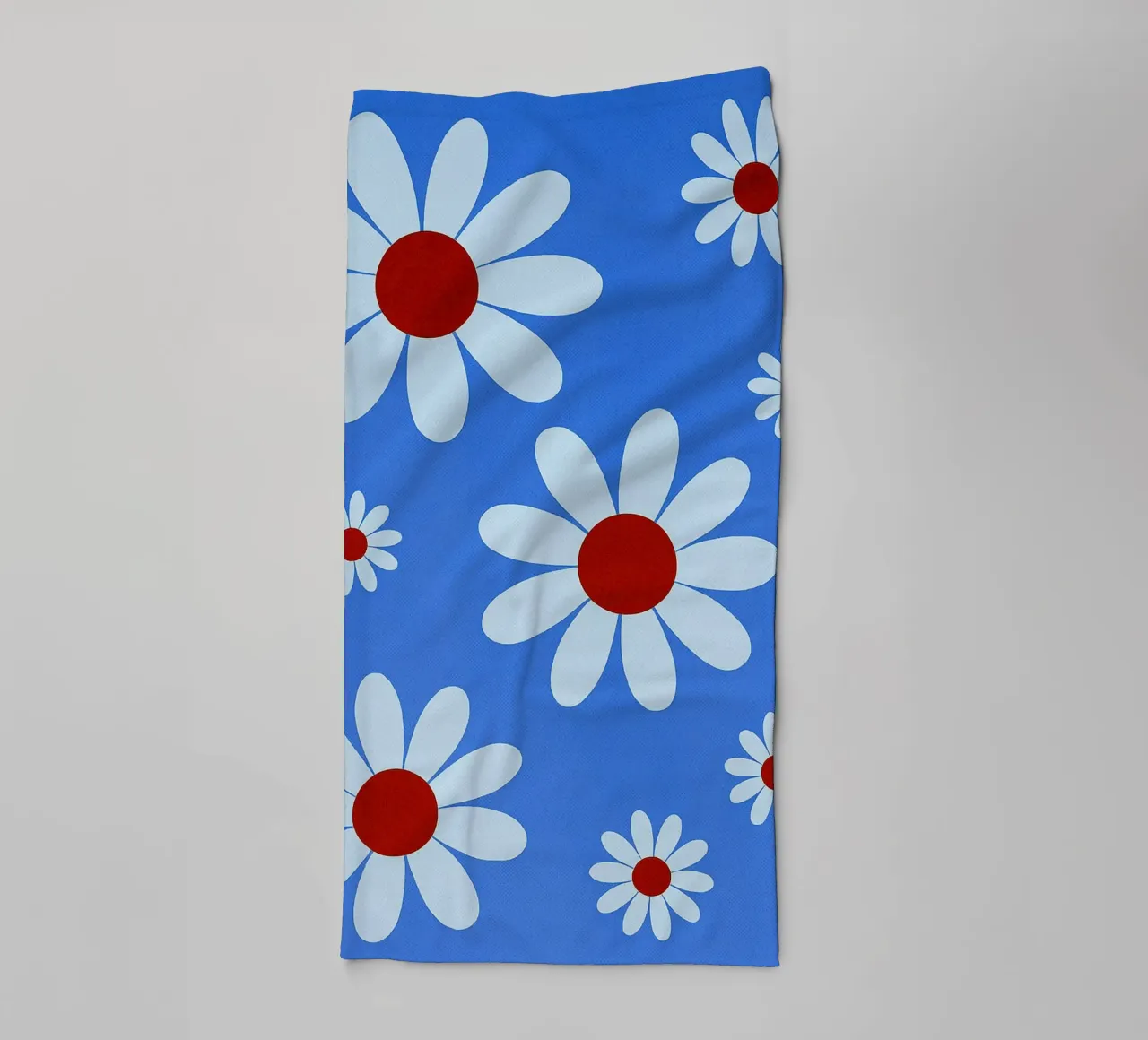 bloemen abstracte tekening ilustratie badhanddoek van danine