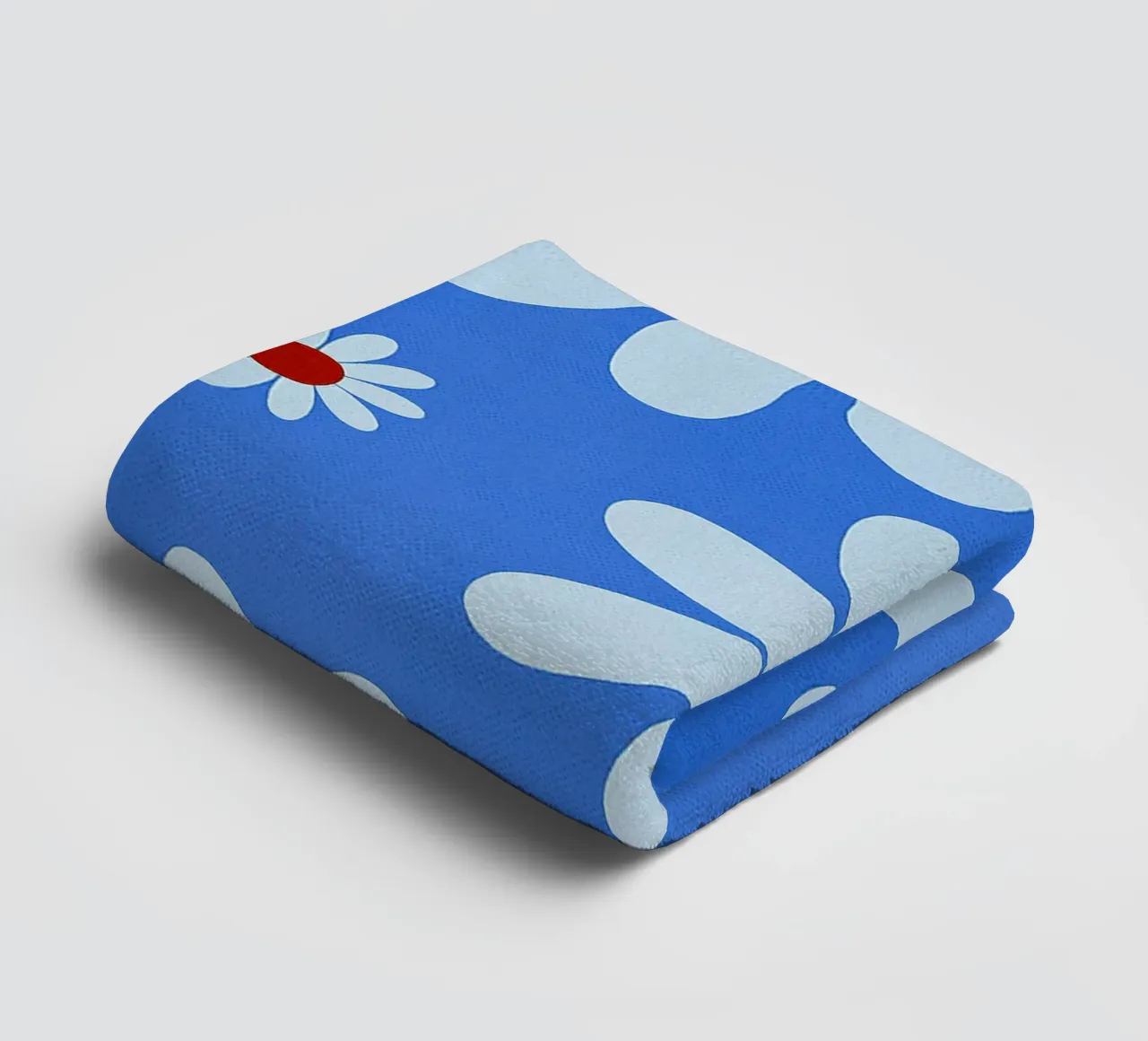 bloemen abstracte tekening ilustratie badhanddoek van danine
