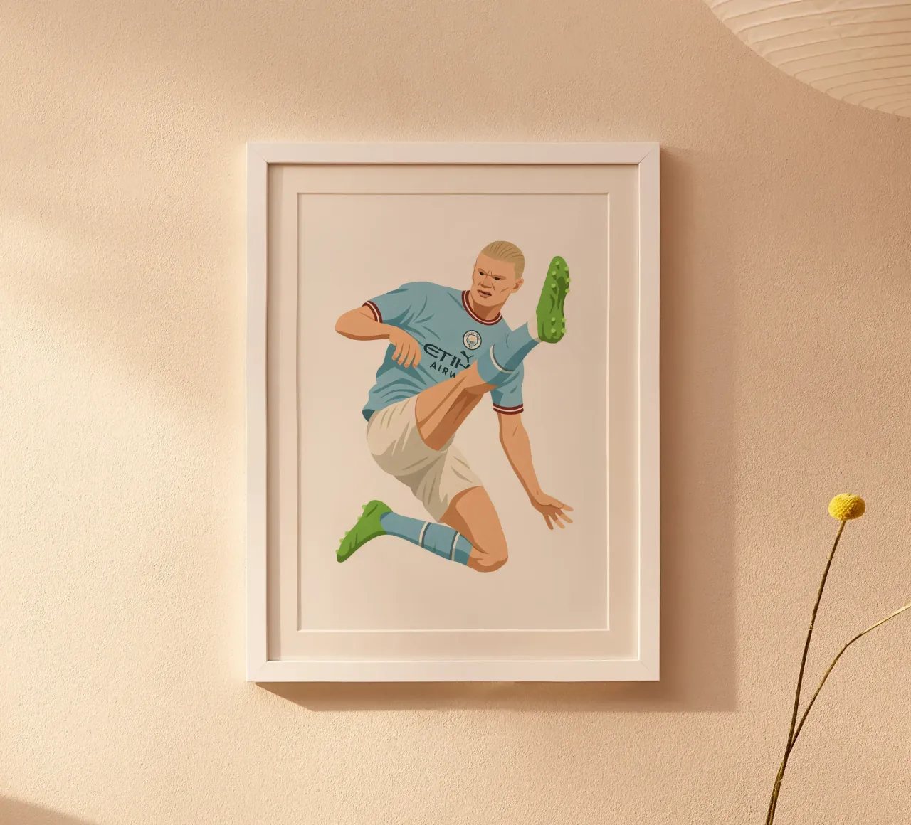 Erling Braut Håland Minimalist poster da MoviesArt