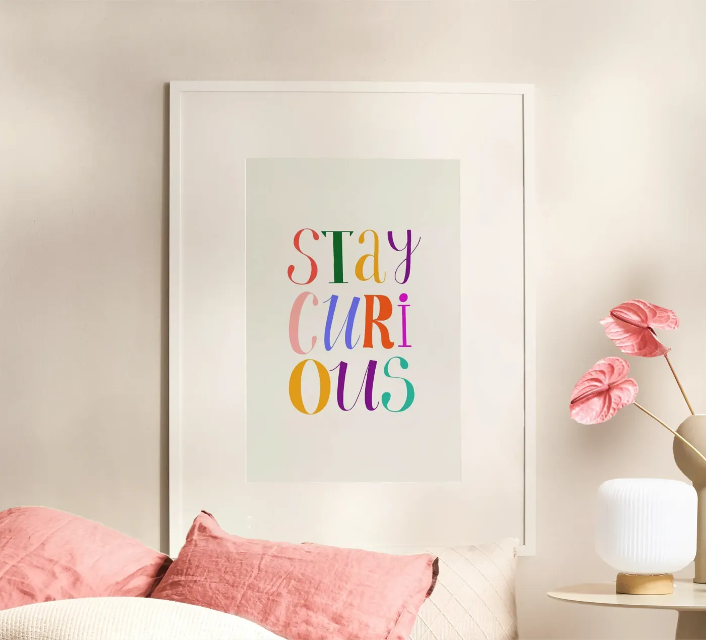 Stay Curious poster da Pure