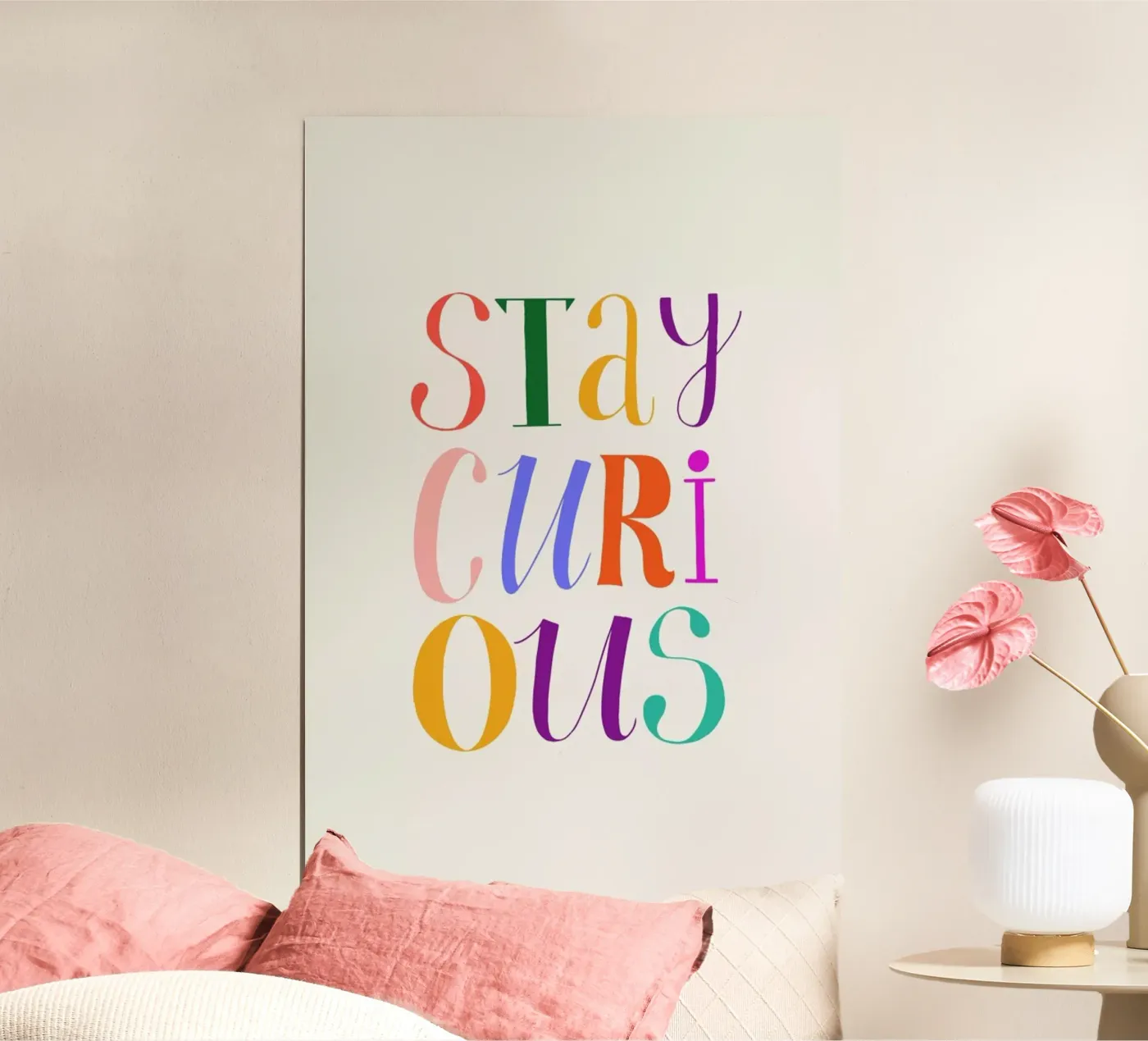 Stay Curious poster da Pure
