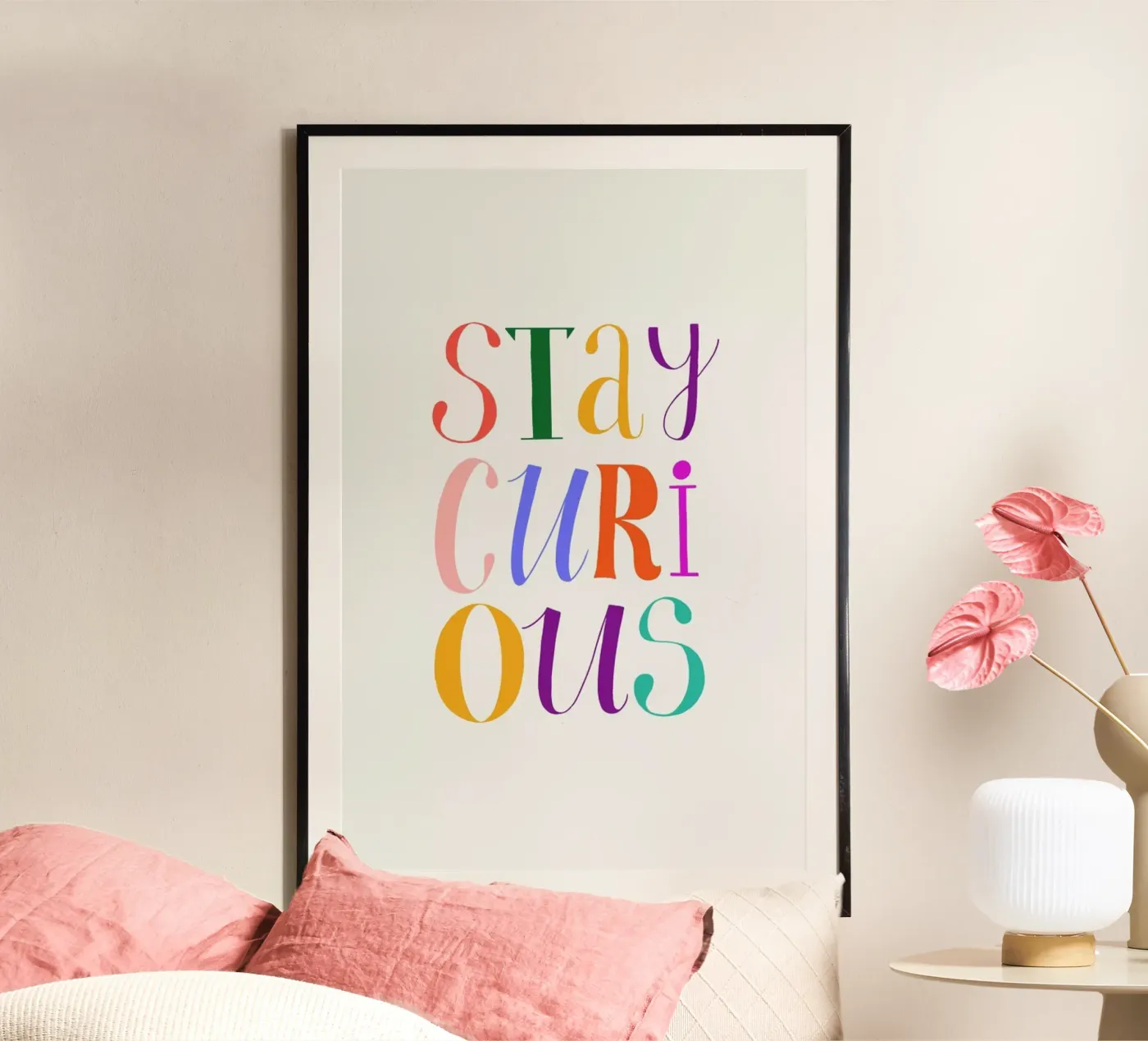 Stay Curious poster da Pure
