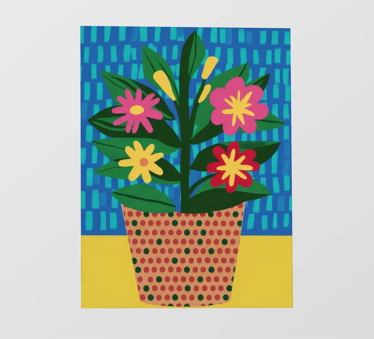 Fiori di cesto intrecciati telo in pvc da Terra Tone