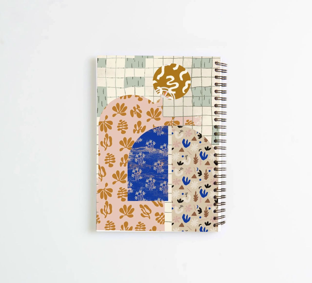 Pattern Play No 2 spiral notebook by treechild