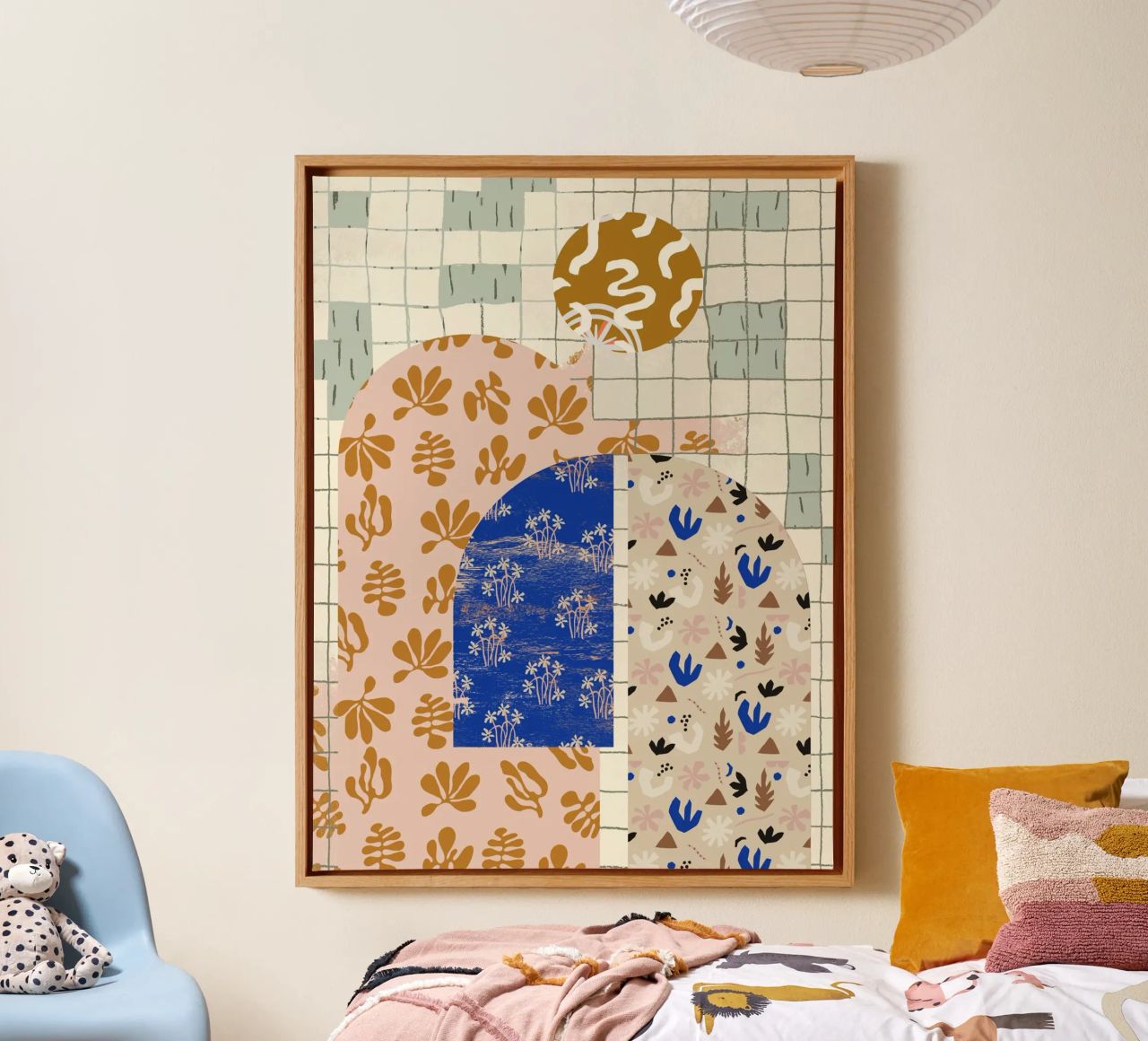 Pattern Play No 2 canvas by treechild