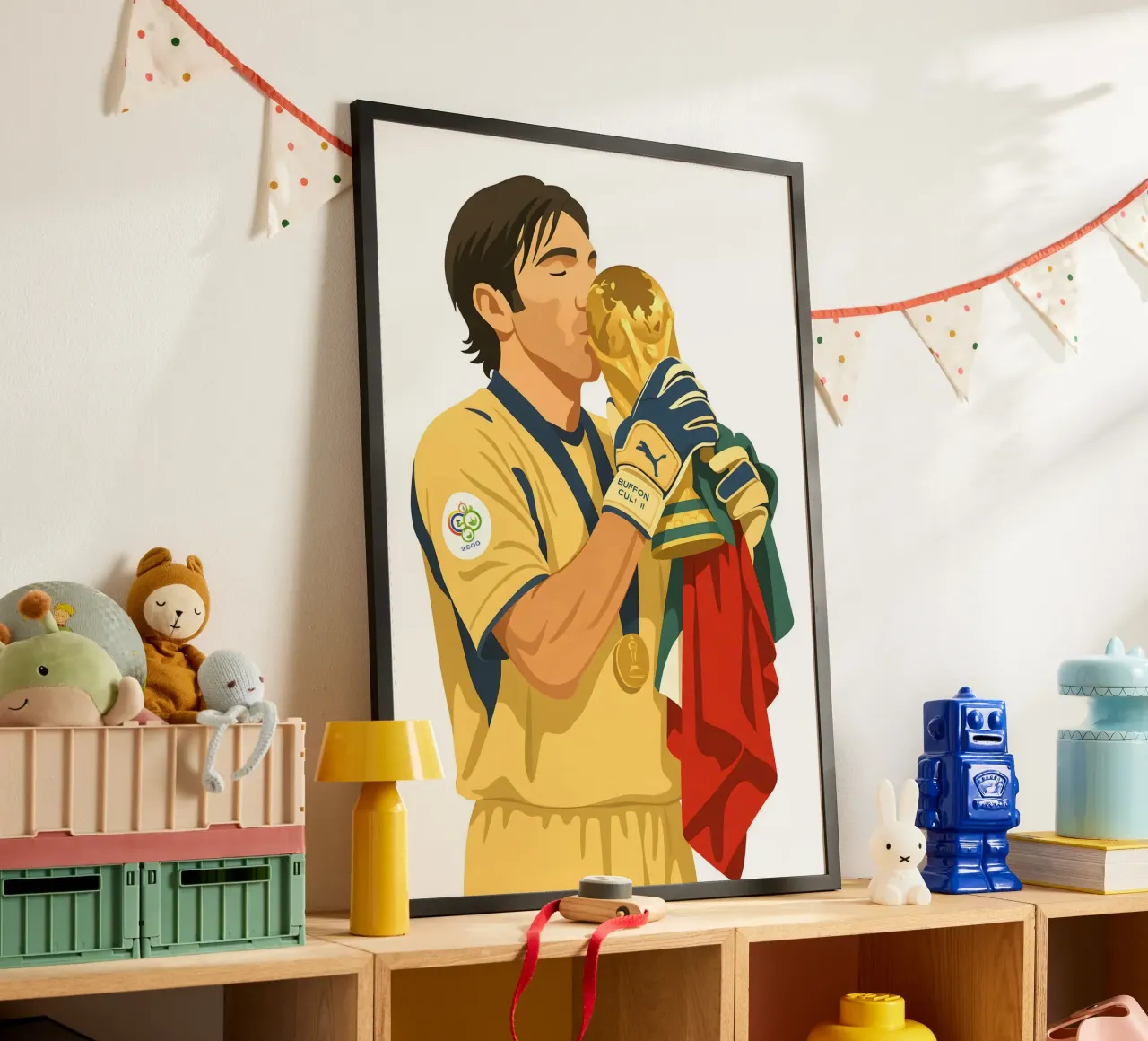 Gianluigi Buffon Minimalist carta hahnemühle da MoviesArt