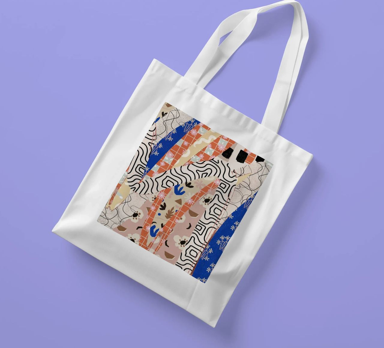 Pattern Play No 04 borsa in juta da treechild