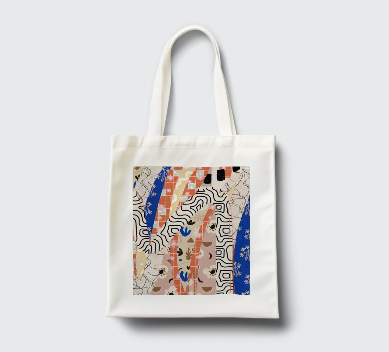 Pattern Play No 04 borsa in juta da treechild