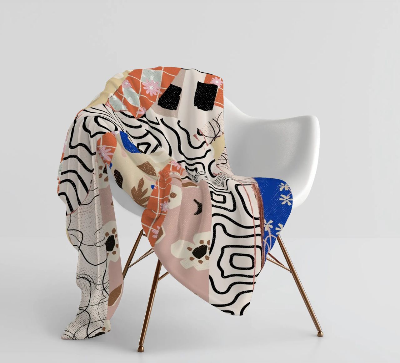 Pattern Play No 04 coperta in pile da treechild