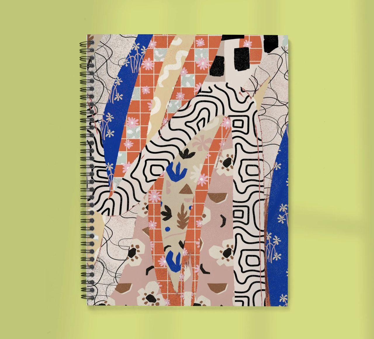 Pattern Play No 04 spiral notebook by treechild