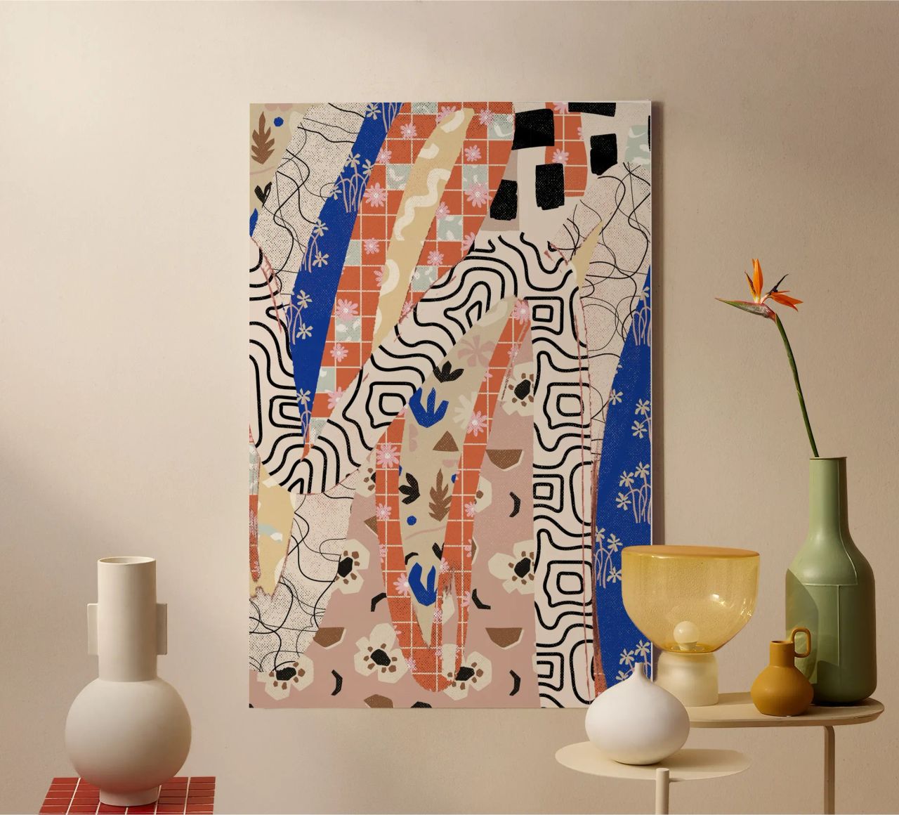 Pattern Play No 04 canvas van treechild