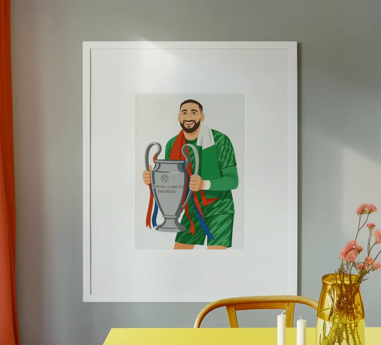 Gianluigi Donnarumma Minimalist poster da MoviesArt