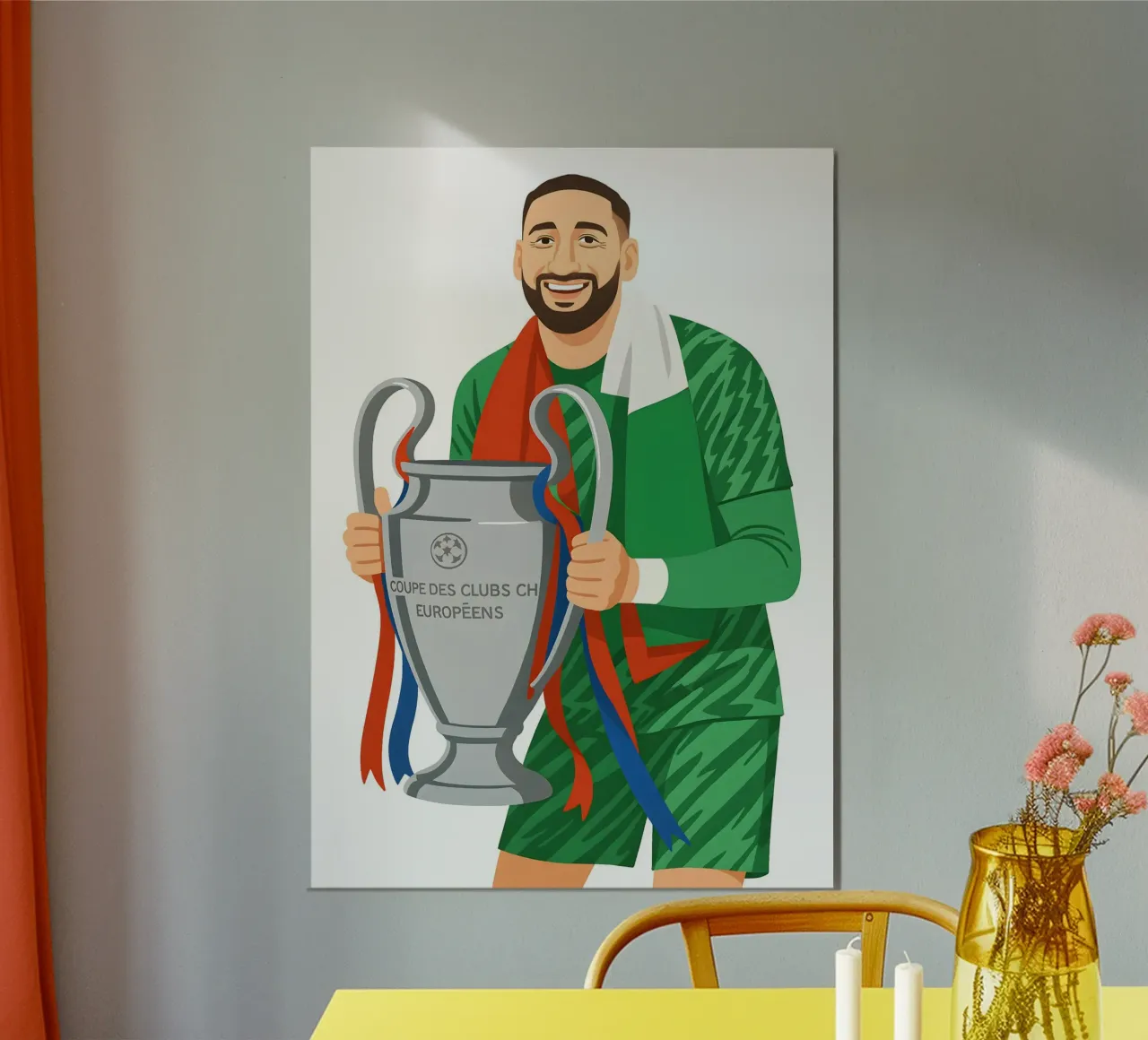 Gianluigi Donnarumma Minimalist poster da MoviesArt