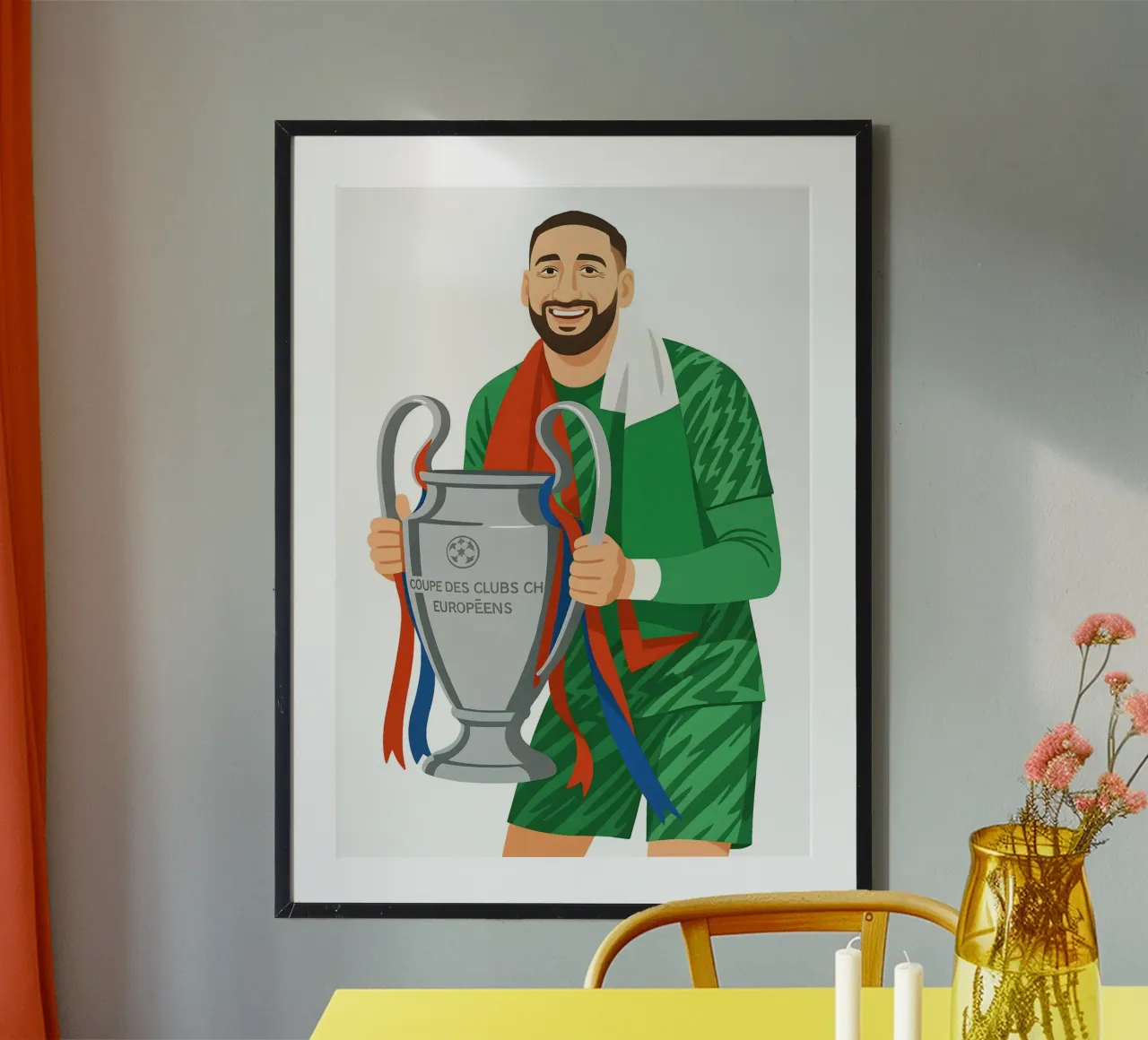 Gianluigi Donnarumma Minimalist poster da MoviesArt