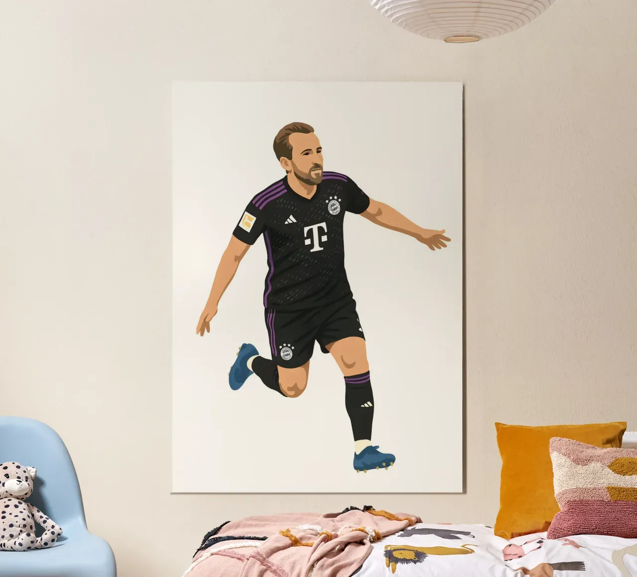 Harry Kane Minimalist carta hahnemühle da MoviesArt
