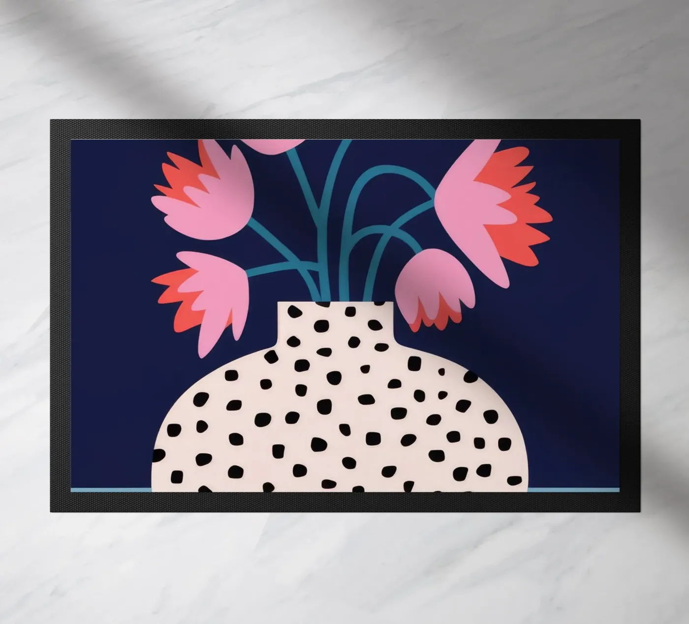 Dotted Tulip Serenity deurmat van Terra Tone