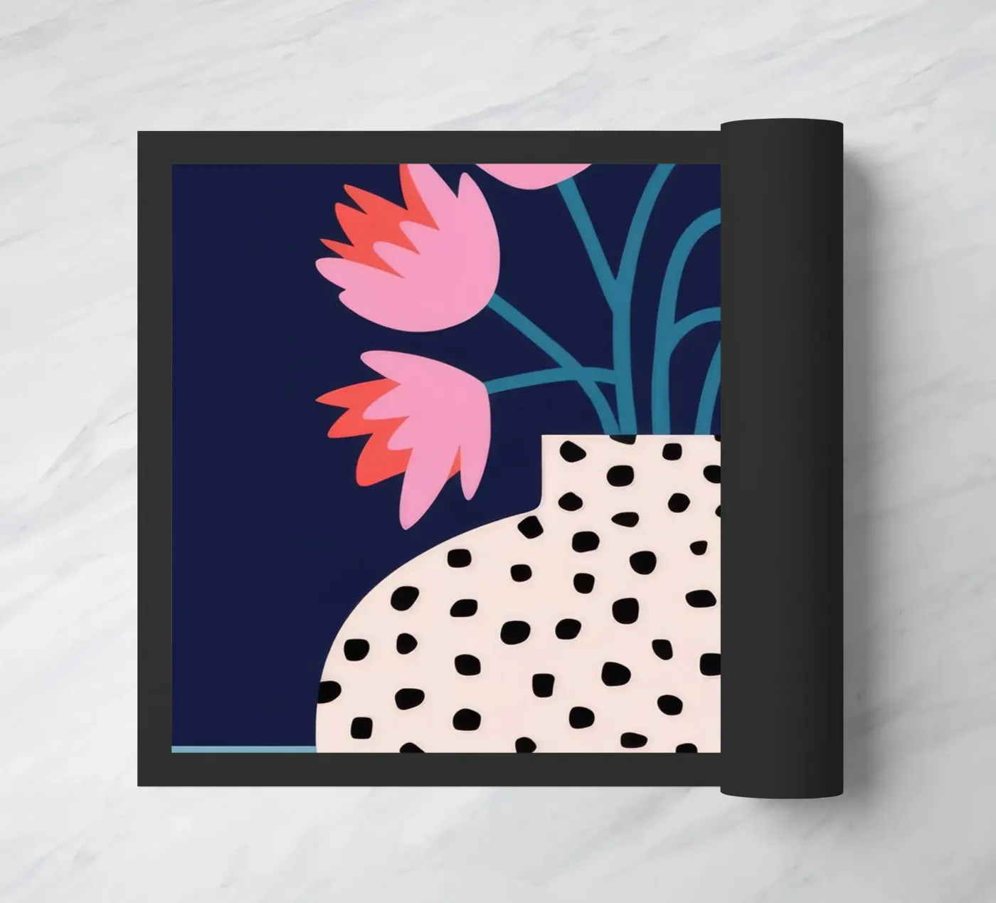 Dotted Tulip Serenity deurmat van Terra Tone